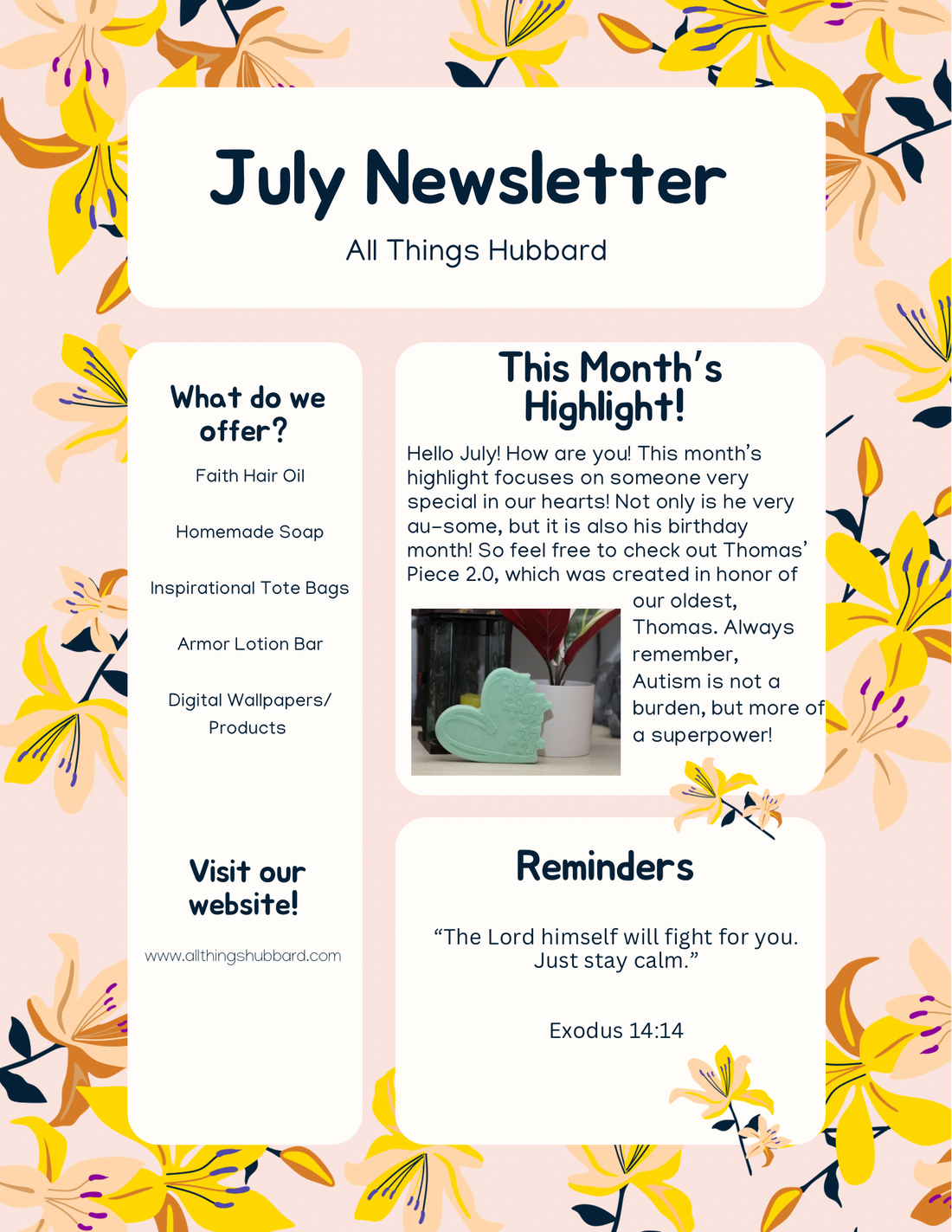 July’s Newsletter